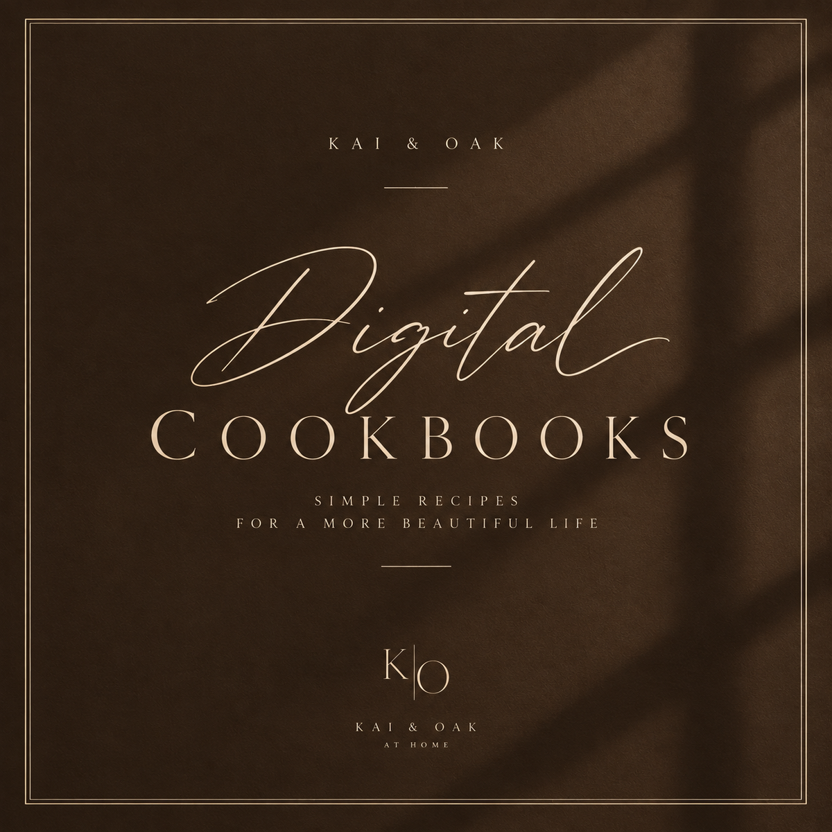 Digital Cookbooks