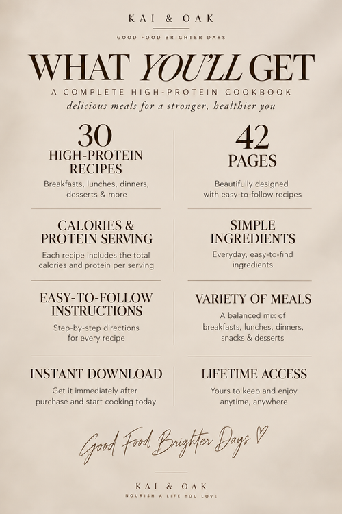 30 High-Protein Comfort Meals | Digital Cookbook